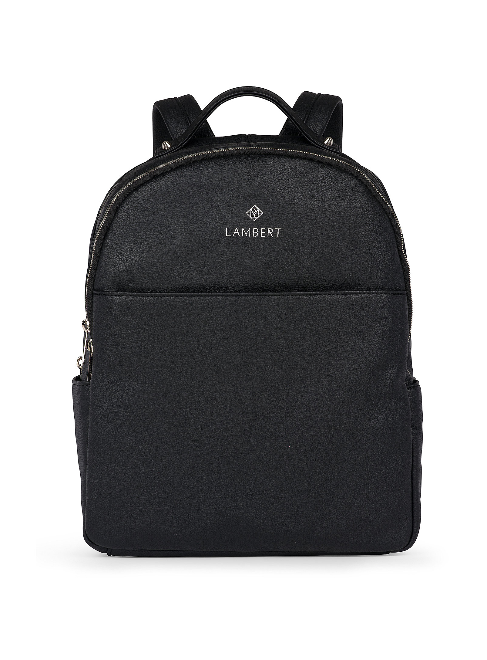 Lambert Charlotte Two-zip Backpack In Black
