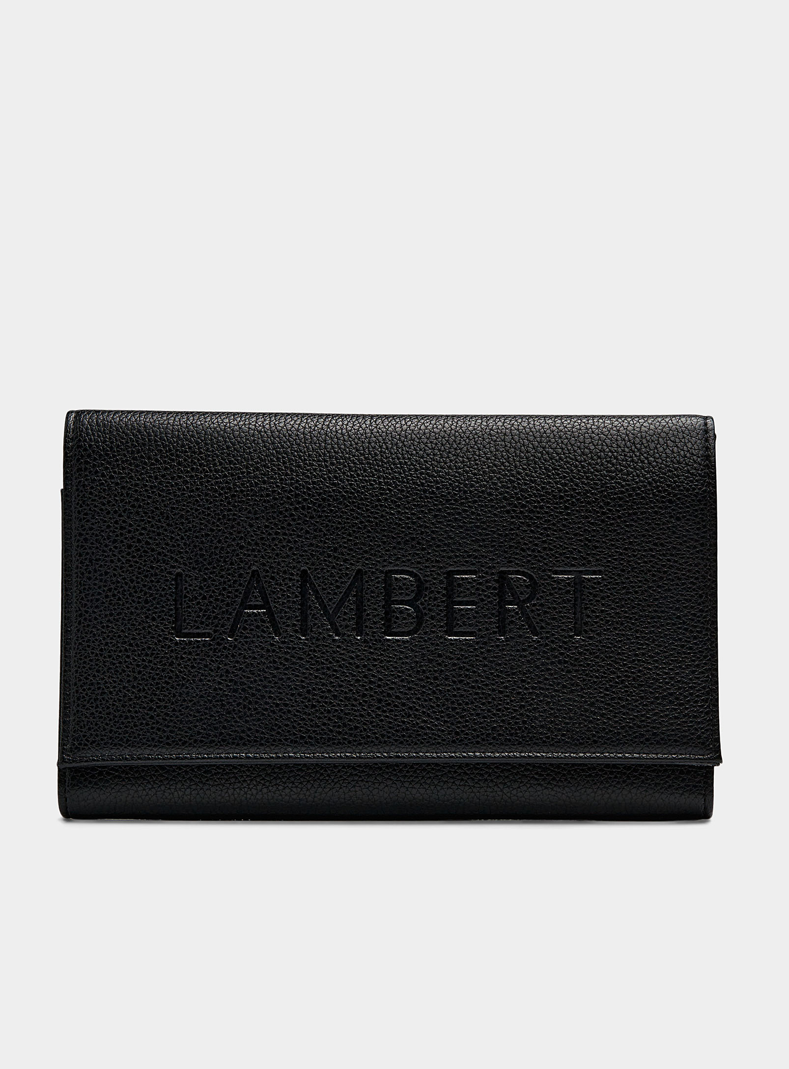 Lambert Atlas Passport Clutch In Black