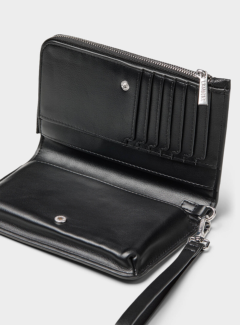 Quinn pebbled foldable wallet product image 2