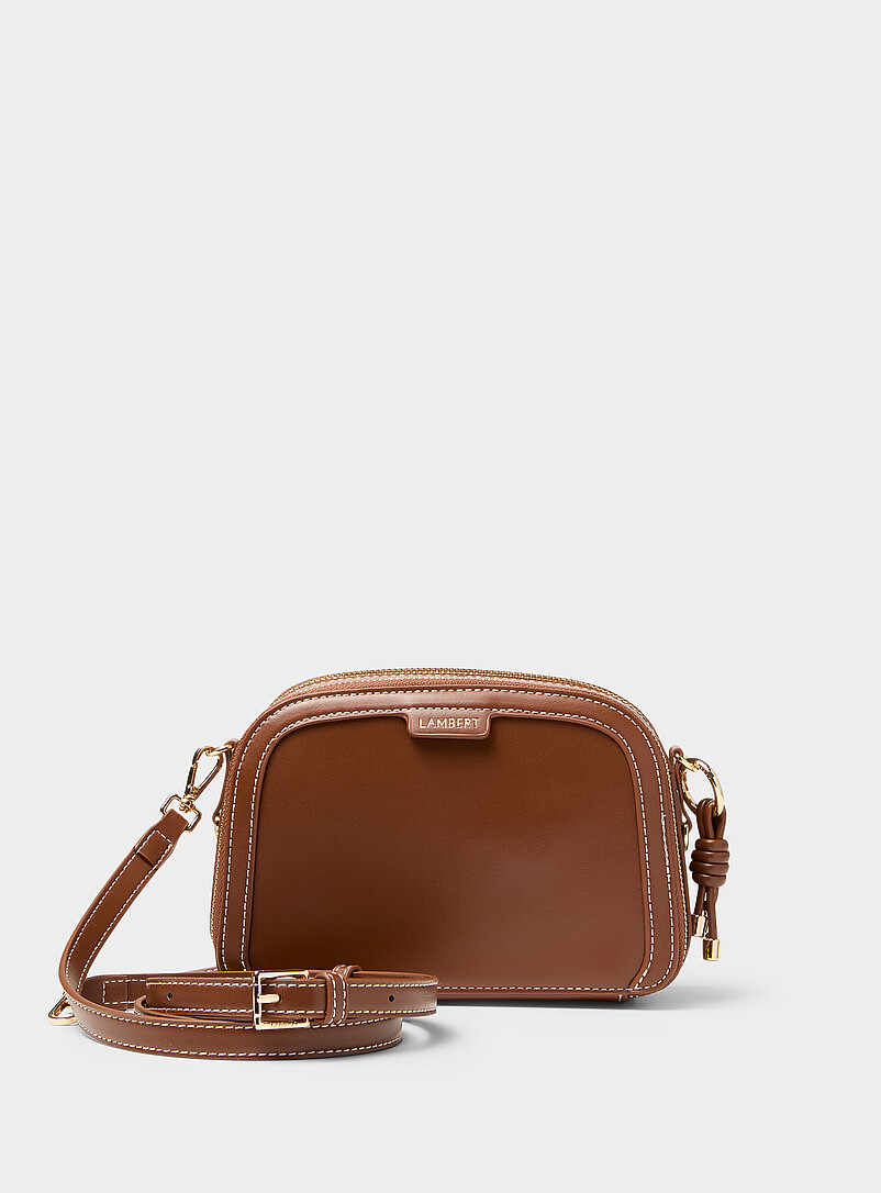Emma topstitched crossbody bag product image (primary)