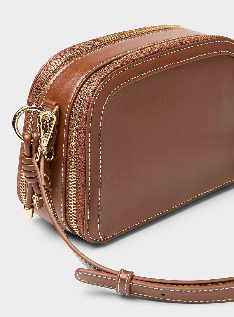 Emma topstitched crossbody bag product image 2