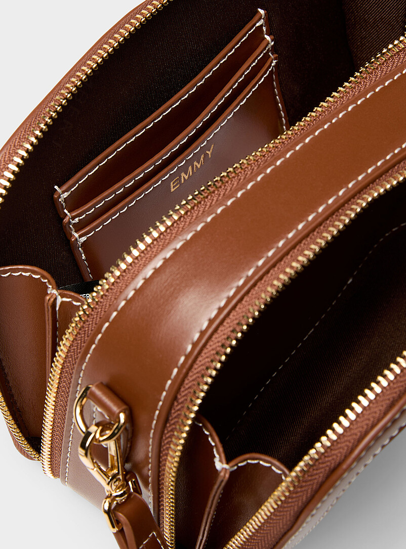 Emma topstitched crossbody bag product image 3