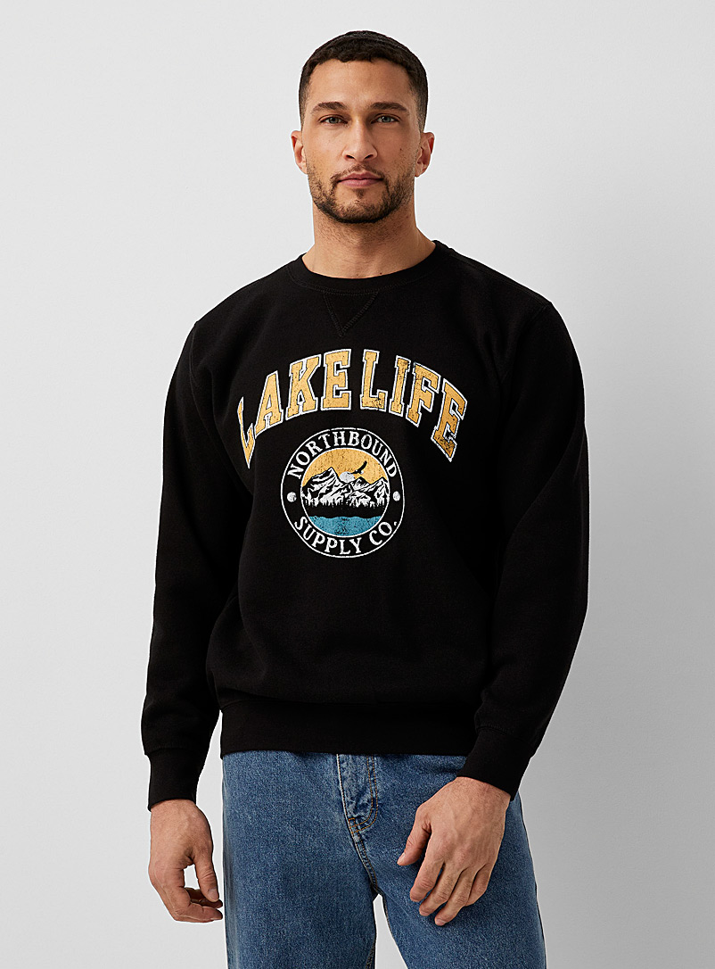 Northbound Black Lake Life sweatshirt for men