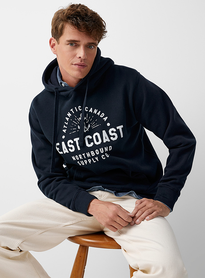 Northbound Marine Blue East Coast hoodie for men