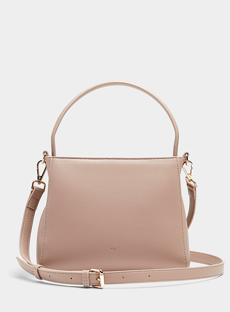 Ela Light pink Lady small pebbled bag for women