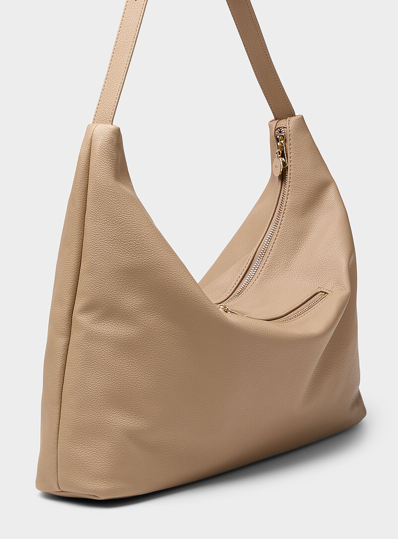 Supple trapezoidal hobo bag | Ela | | Simons