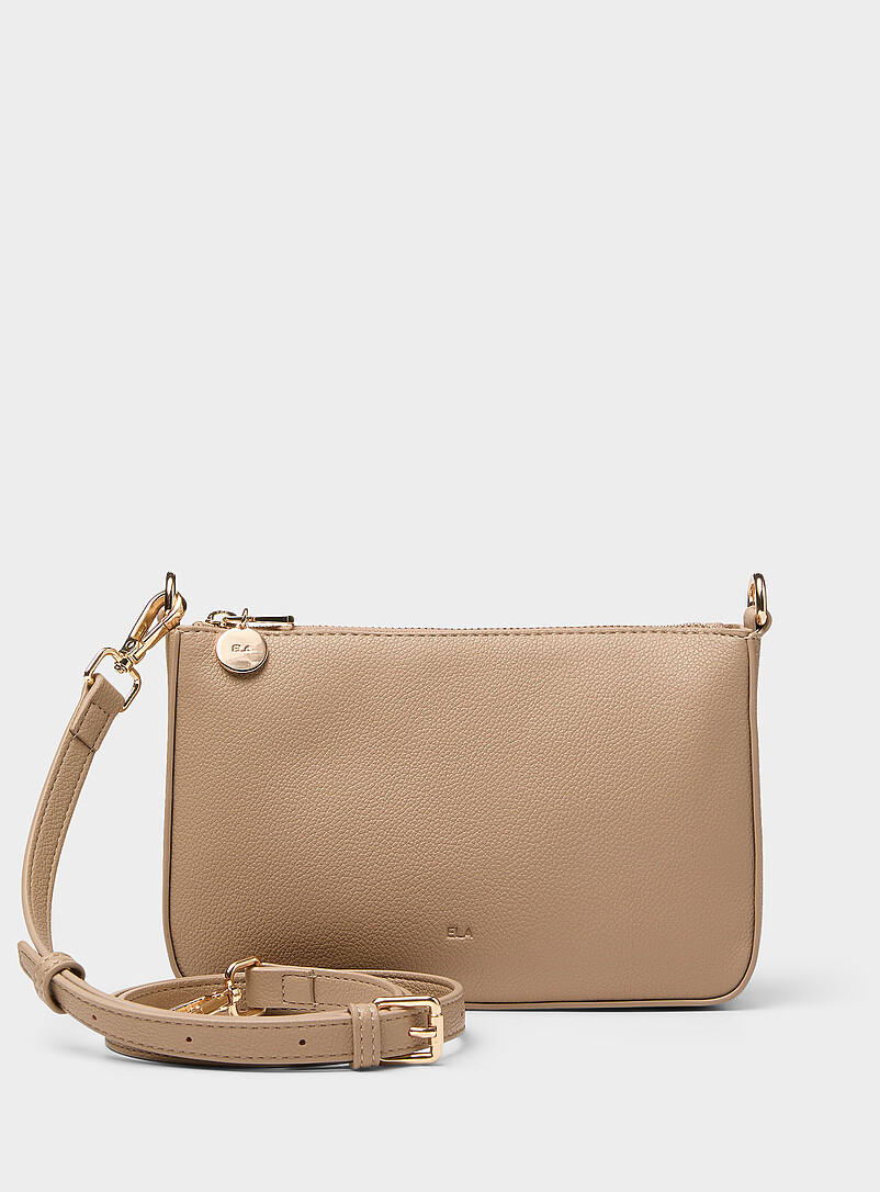 Ela Black Charlotte minimalist evening bag for women