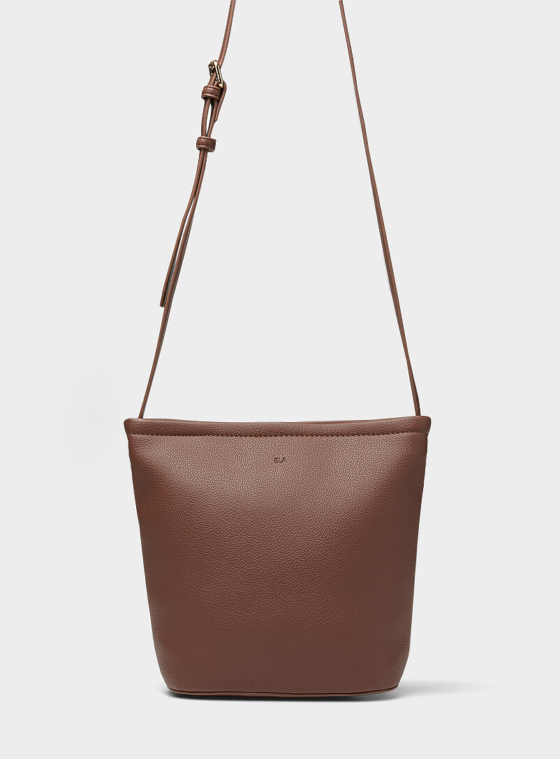 Mia small textured bucket bag product image (primary)