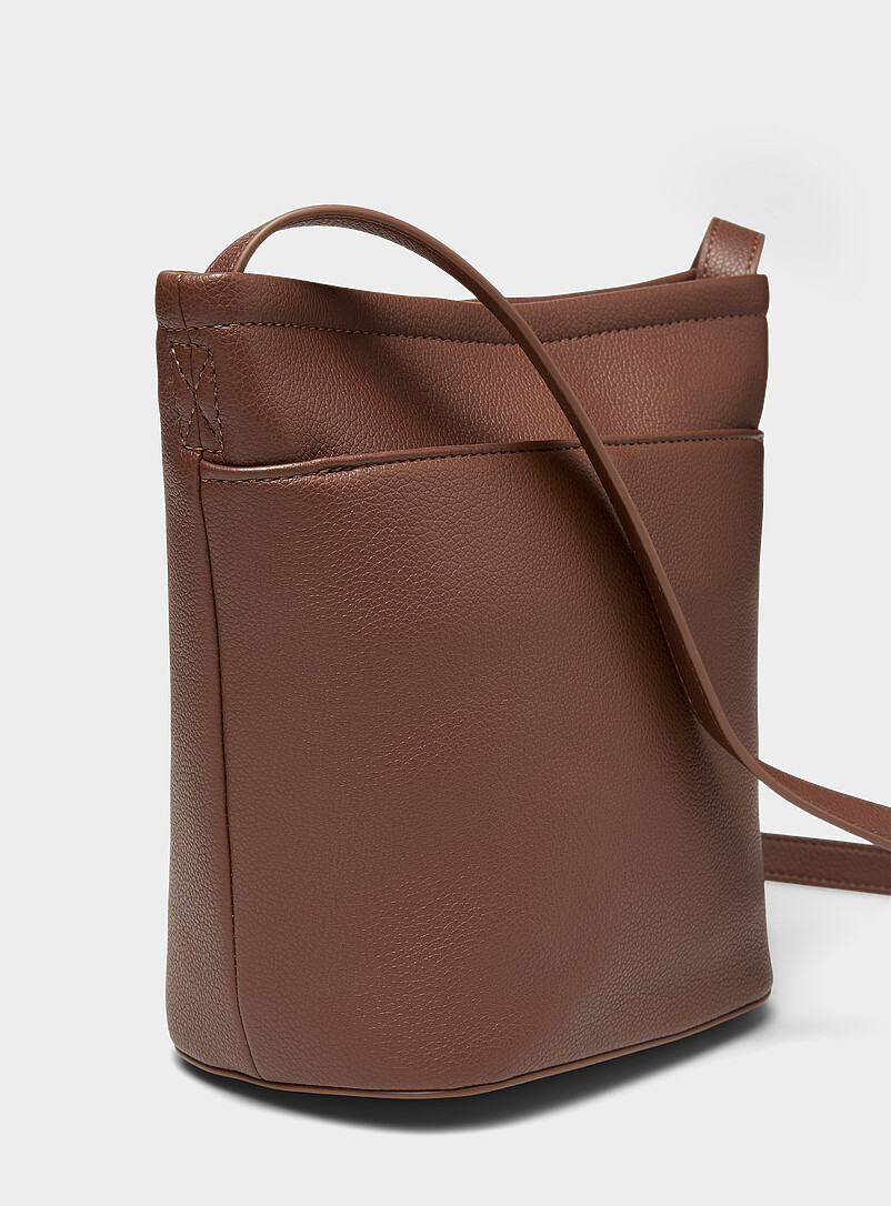Mia small textured bucket bag product image 2