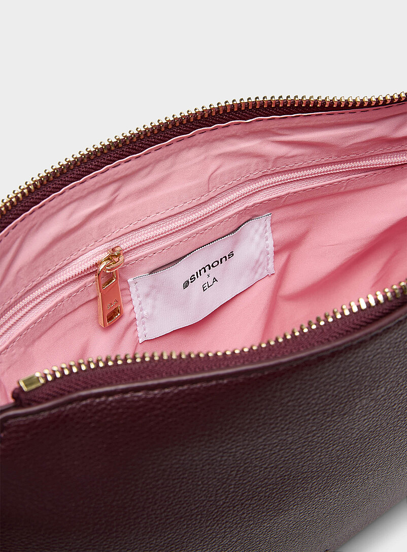 Textured half-moon crossbody bag product image 3