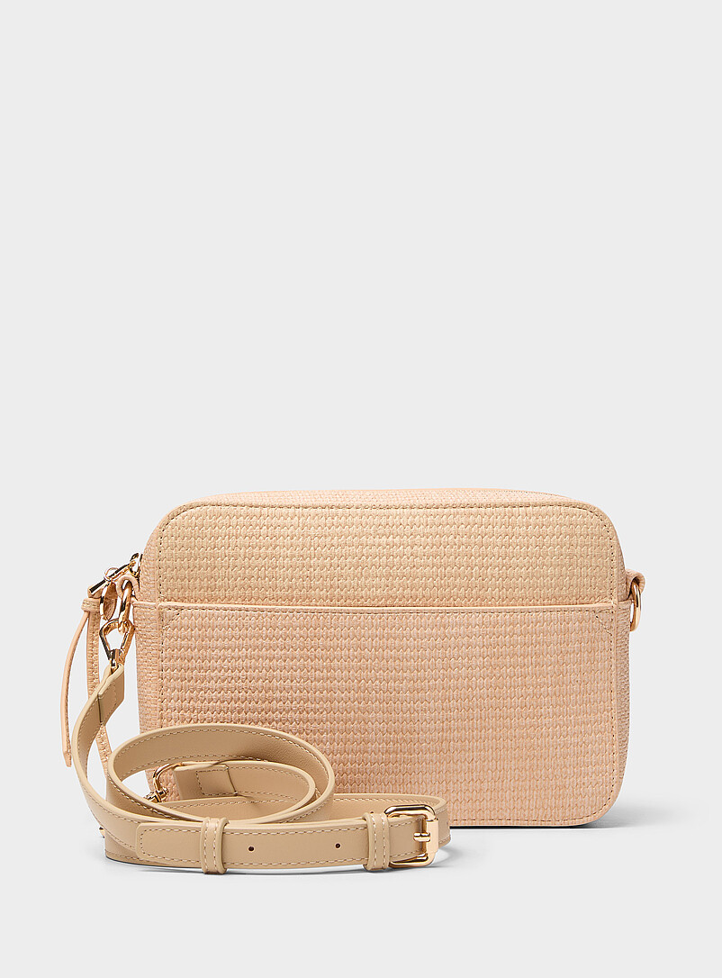 Bloom braided-texture crossbody bag product image (primary)