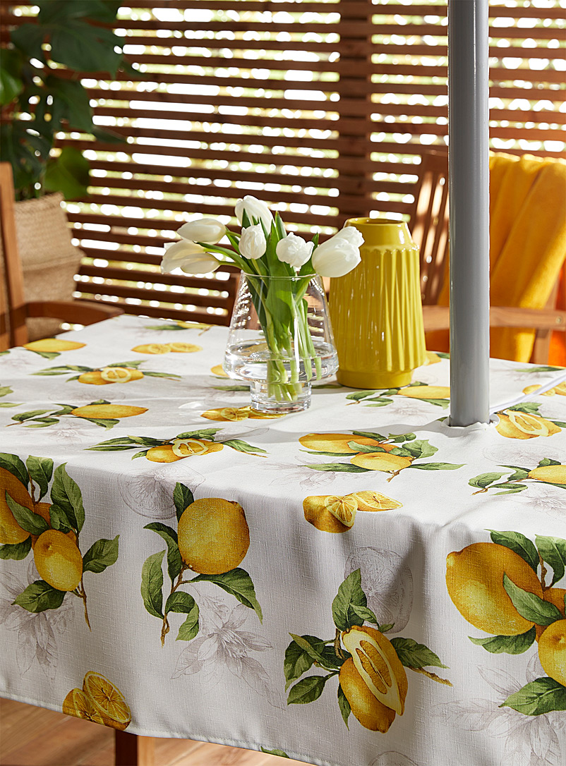 Simons Maison Assorted Lemon tree umbrella tablecloth