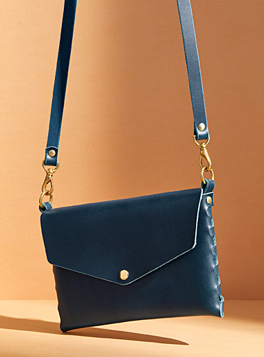 Mini leather clutch