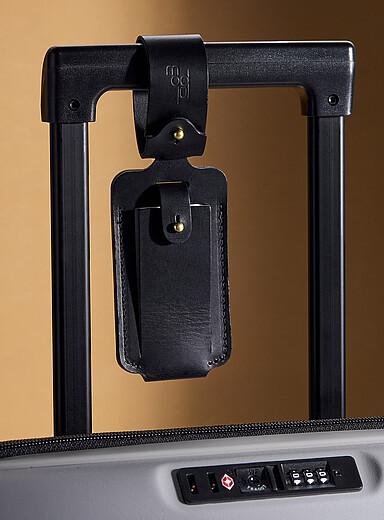 Genuine leather Deluxe luggage tag