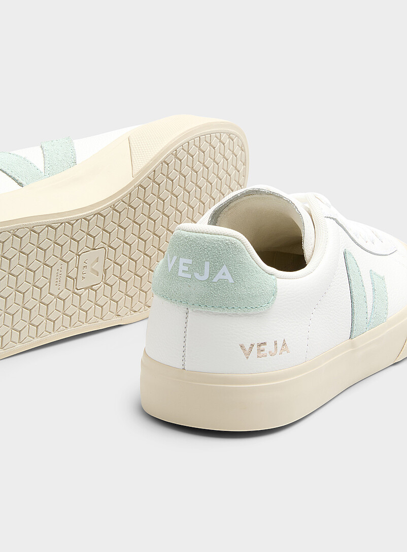 Veja: Le sneaker Campo bicolore Homme Vert pistache - Menthe pour homme