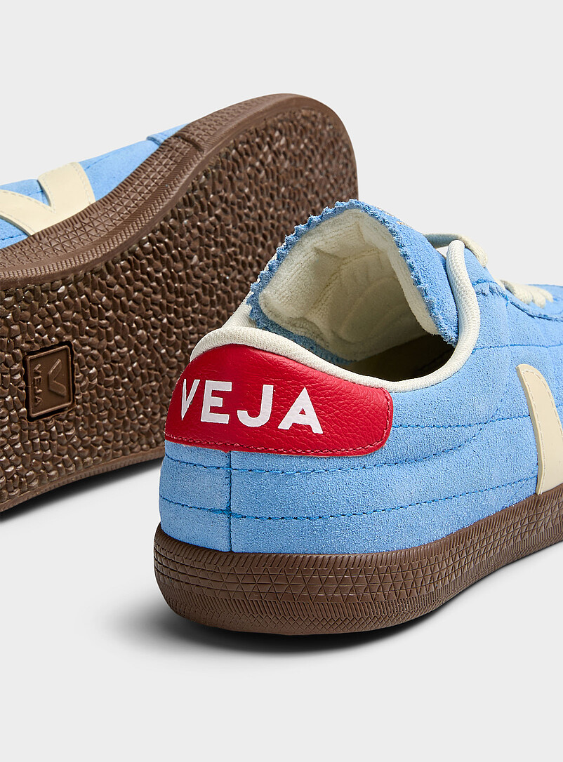 Veja: Le sneaker Panenka su&egrave;de bleu Femme Bleu pour femme