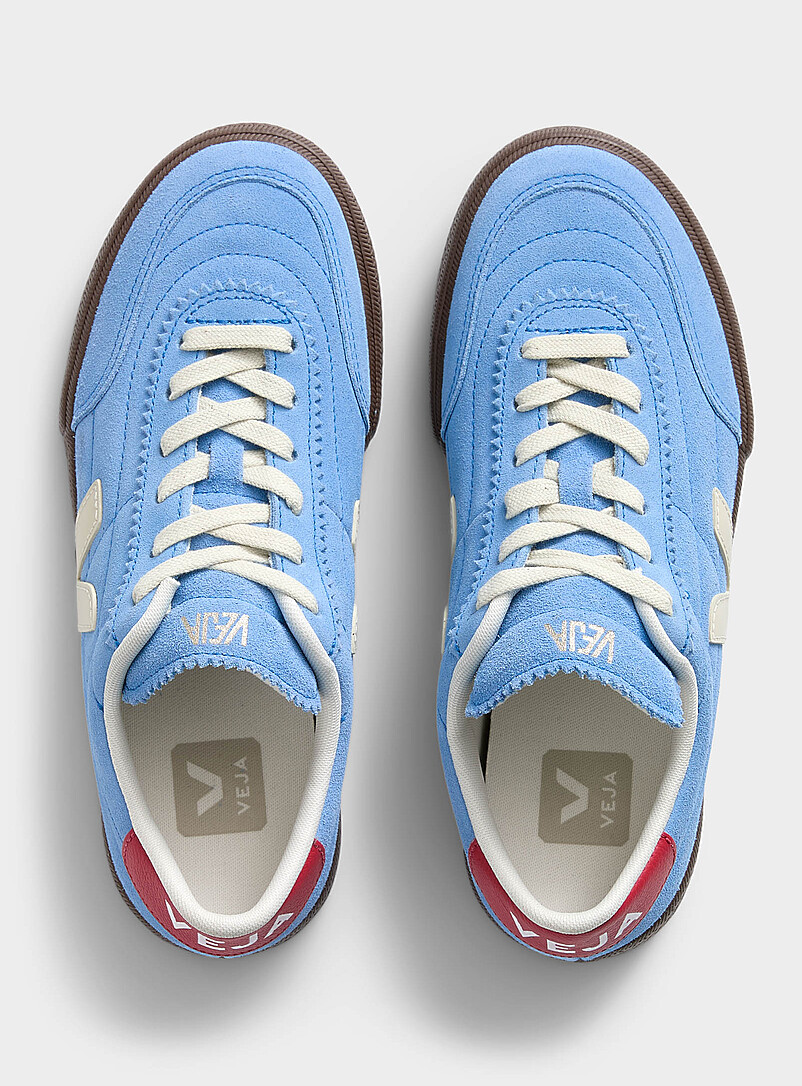 Veja: Le sneaker Panenka su&egrave;de bleu Femme Bleu pour femme
