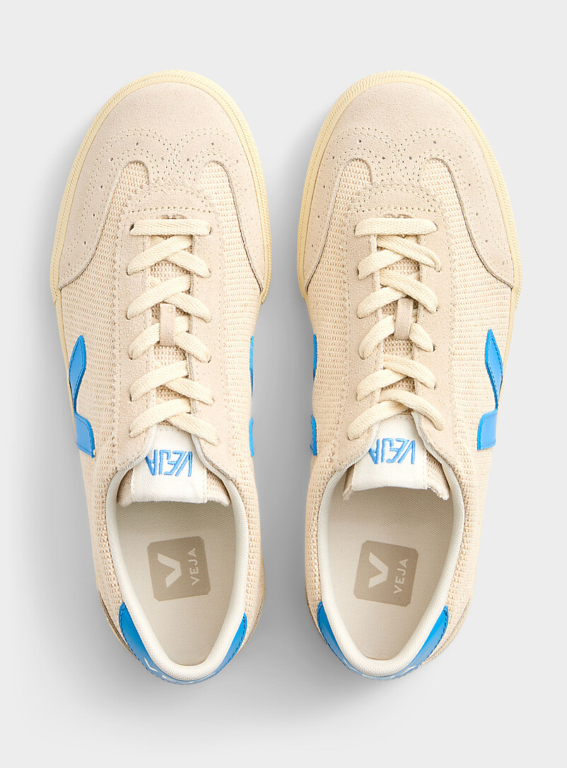 Veja: Le sneaker Volley J-Mesh Homme &Eacute;cru - Lin pour homme