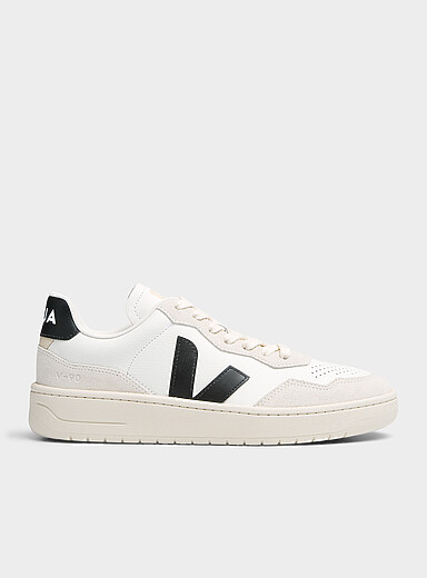 Contrast logo V-90 sneakers Men