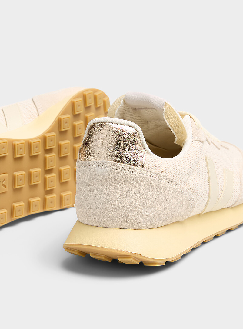 Veja Beige/Greige Jute canvas Rio Branco II sneakers Women for women