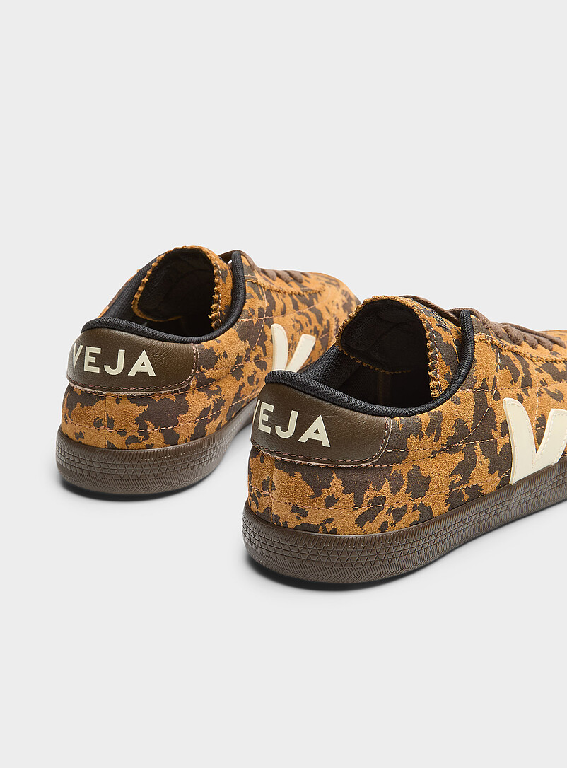 Spotted brown suede Panenka sneakers Women product image 2