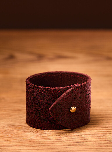 TABITHA + CO: Le bracelet manchette cuir su&eacute;d&eacute; Earth