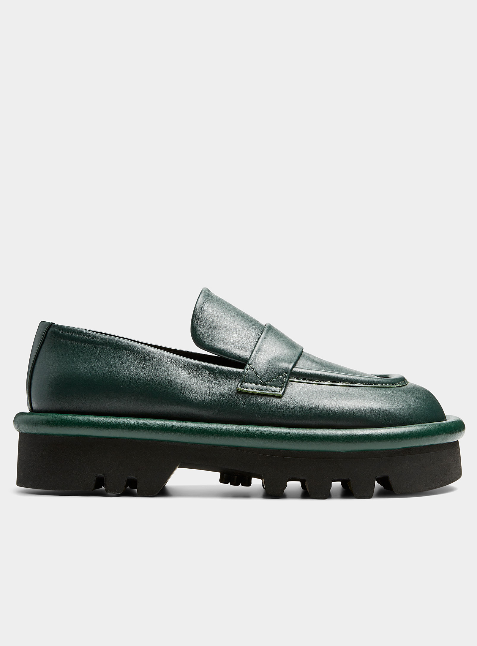 Jw Anderson Bumper-tube Chunky Loafers Men In Mossy Green | ModeSens