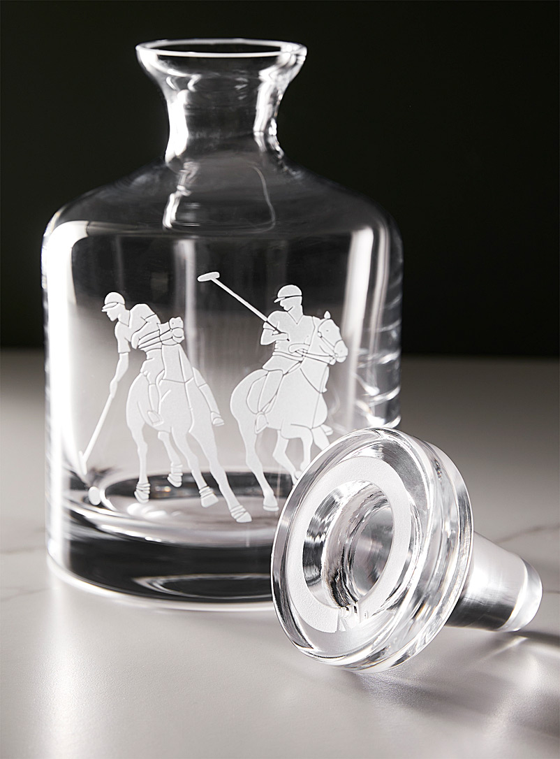 Ralph Lauren Silver Garrett crystal decanter for men