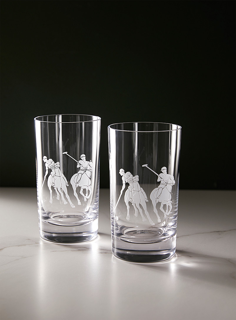 Ralph Lauren Assorted Garrett crystal whiskey glasses Set of 2 for men