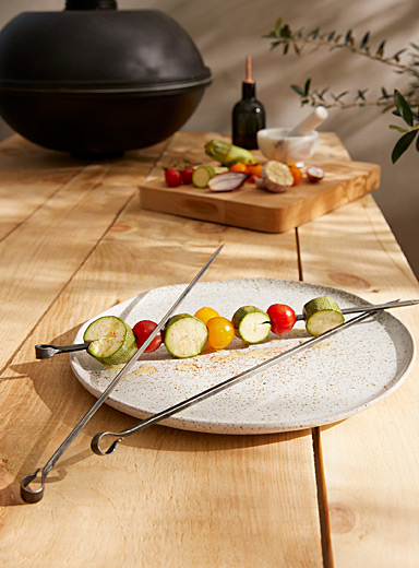 Forged barbecue skewers Set of 3
