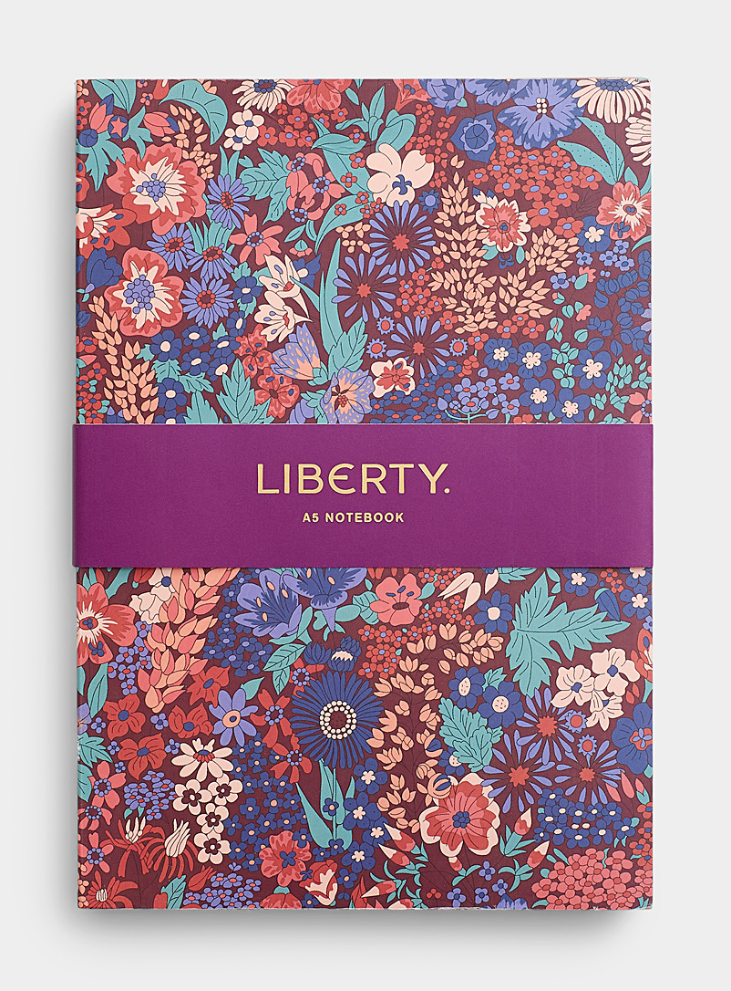 Liberty Crimson A5 Margaret Annie notebook for men