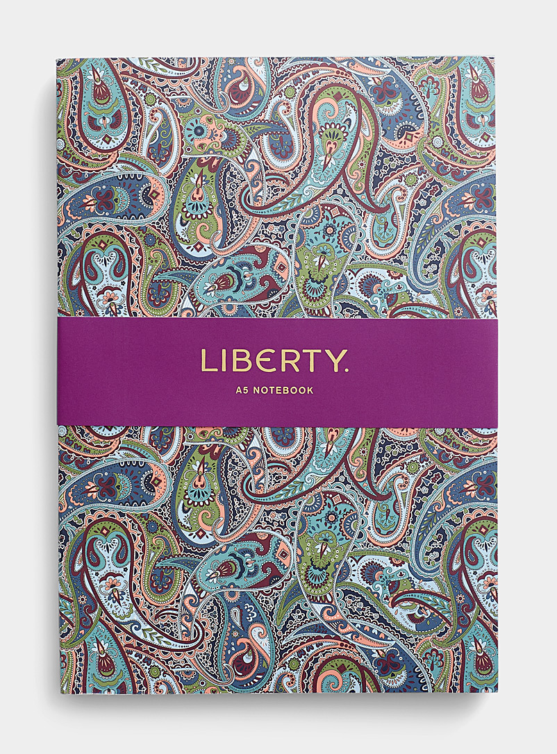Liberty Assorted A5 Paisley notebook for men