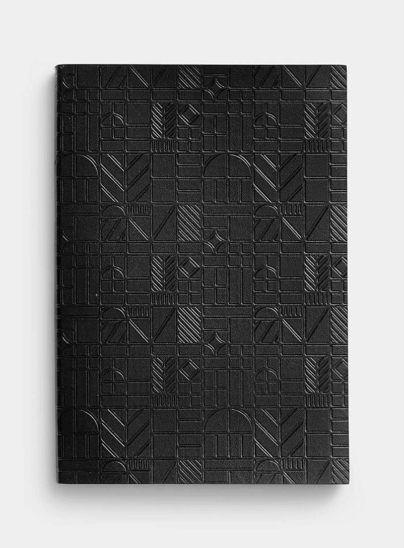 Liberty Black Black Tudor A5 notebook for men