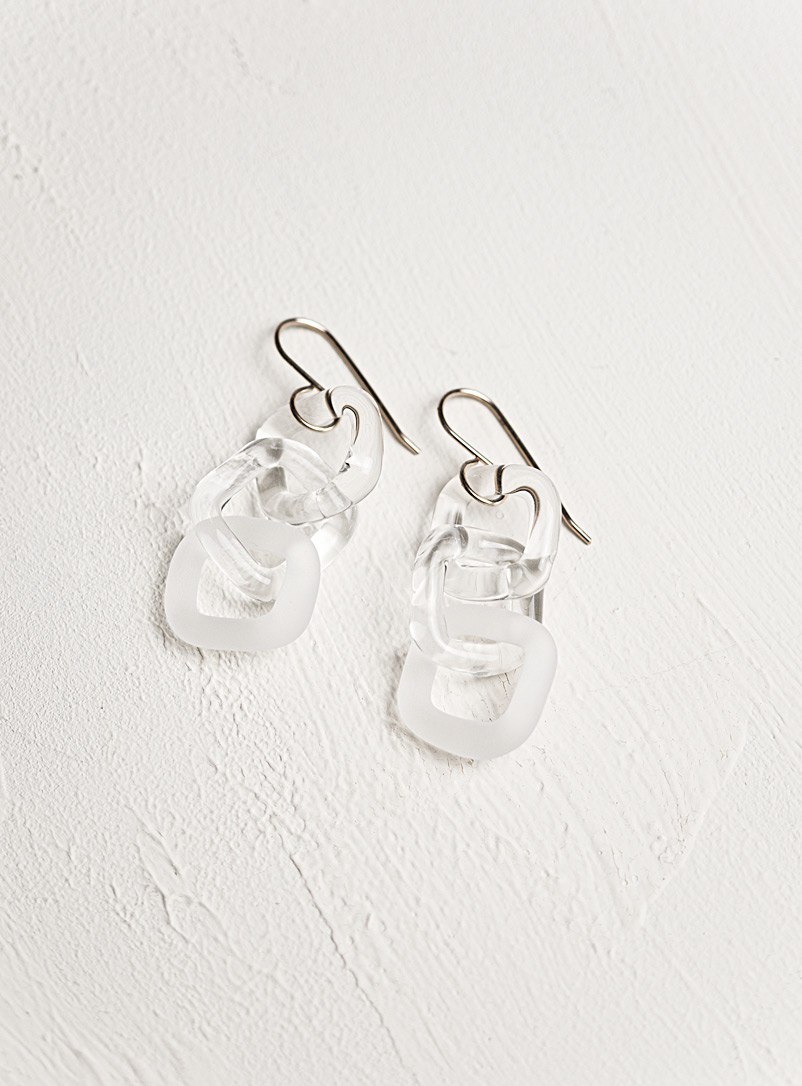 Minori Takagi Assorted Glass chain earrings