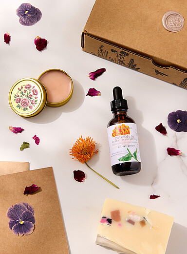 Wildflowers natural skincare gift set Set of 3 products