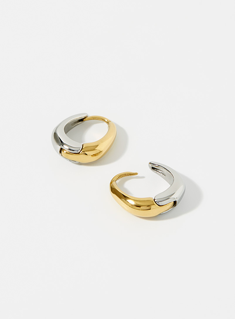 Simons: Les anneaux sinueux métaux mixtes Assorti pour femme