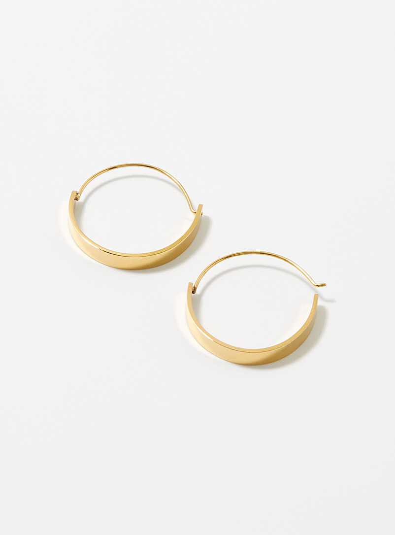 Simons Assorted Shiny refined hoops for women