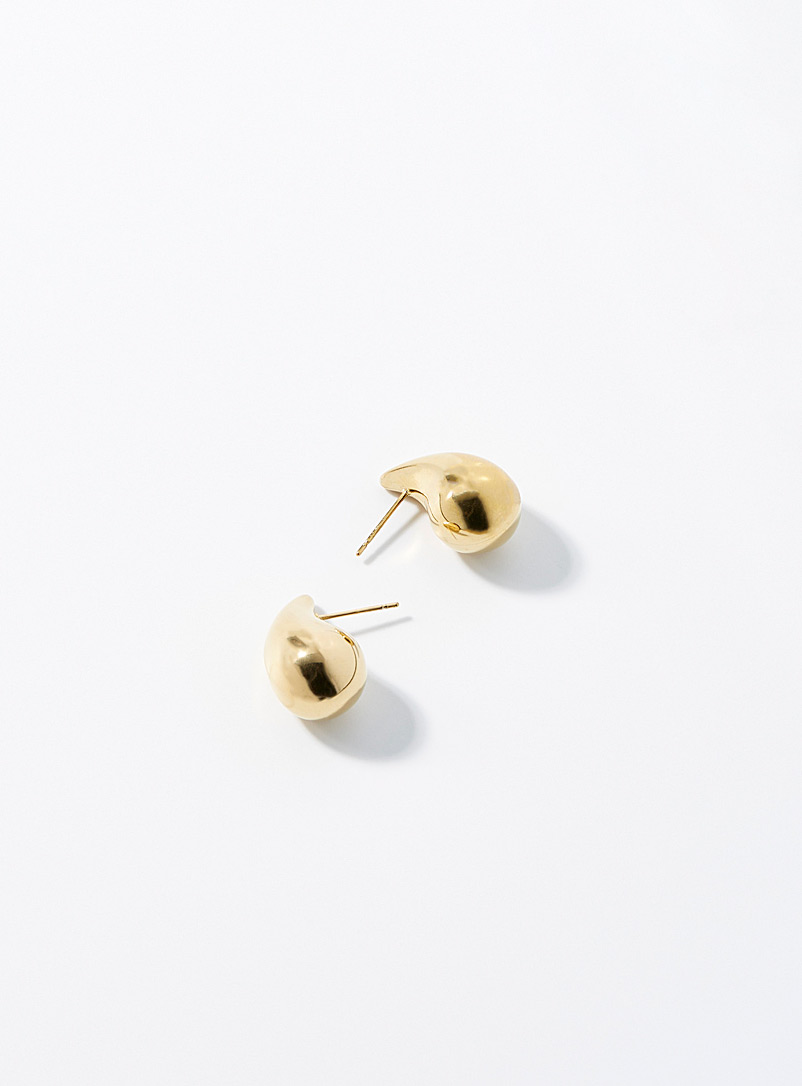 Simons Assorted Shimmery teardrop earrings for women