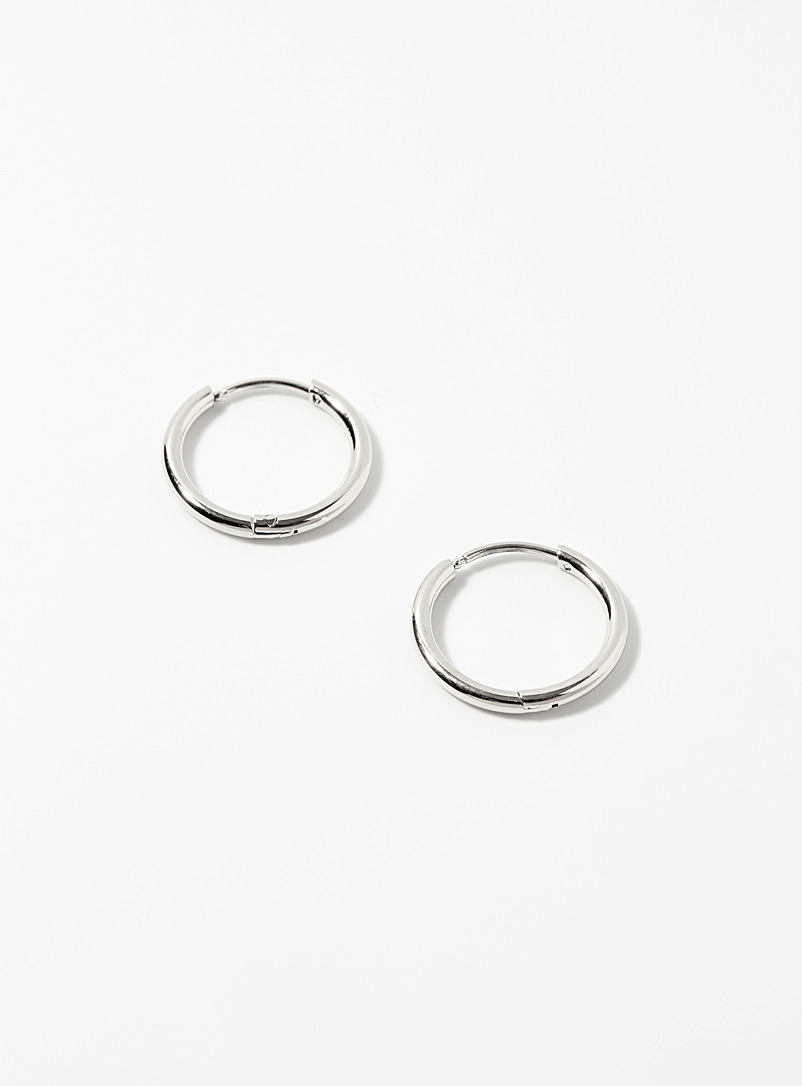 Simons: Les fins petits anneaux minimalistes Argent pour femme