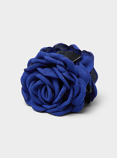 La pince fleur en tissu