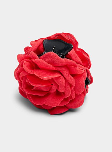 La pince fleur en tissu