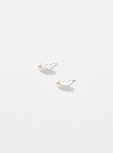 Les boucles d'oreilles argent perles d'eau douce