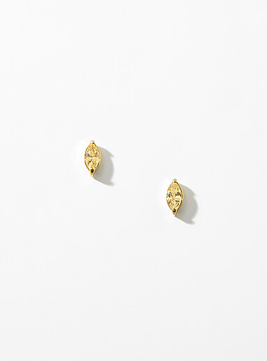 Les boucles d'oreilles ovales pierre de naissance