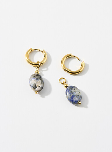 Les boucles d'oreilles pierres naturelles