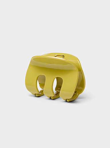 Shiny oval teeth claw clip