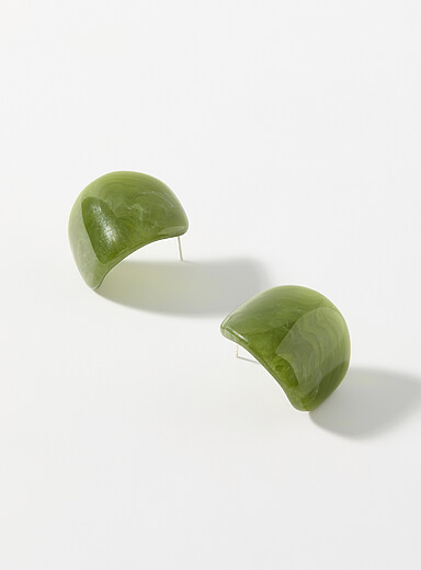 Large resin half-hoops