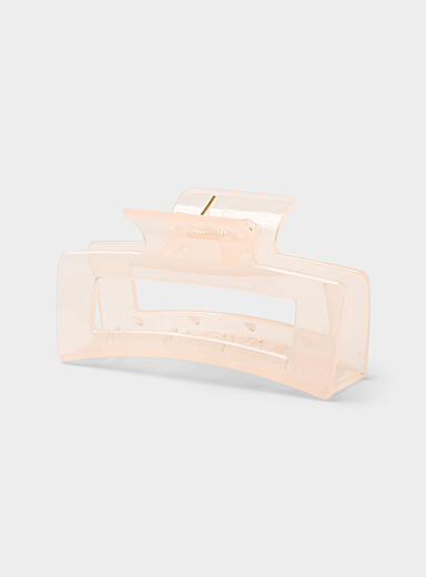 La pince rectangulaire translucide