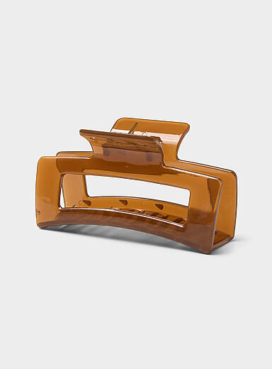 La pince rectangulaire translucide