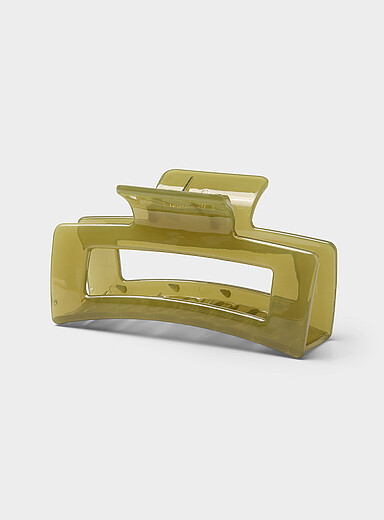 Translucent rectangular clip