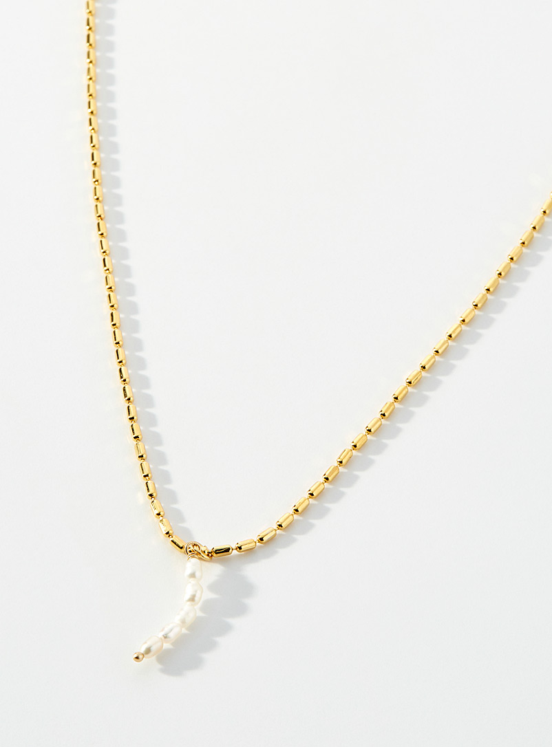 Simons Assorted Pearly bar chain for women